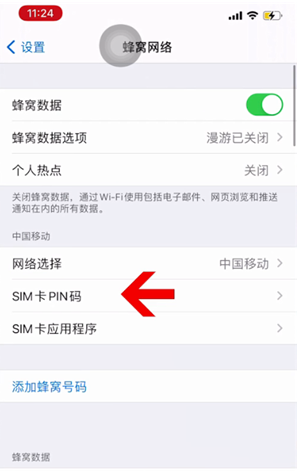 京口苹果14维修网分享如何给iPhone14的SIM卡设置密码 