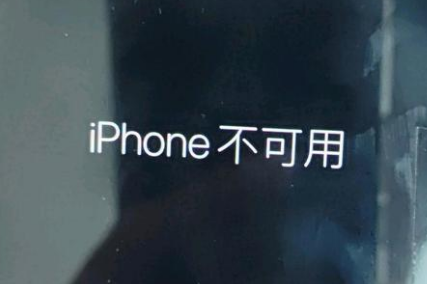 京口苹果服务网点分享锁屏界面显示“iPhone 不可用”如何解决 